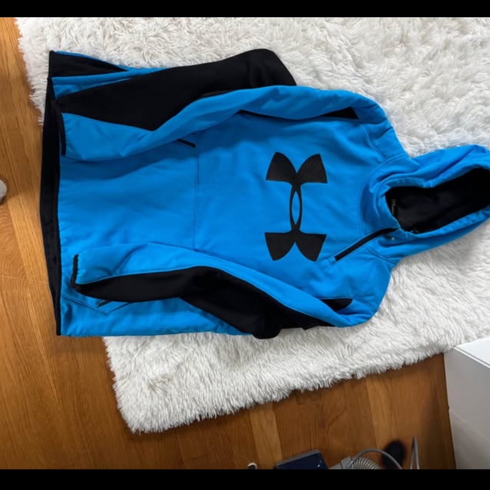 Under Armour Vibrant Blue and Black Pullover